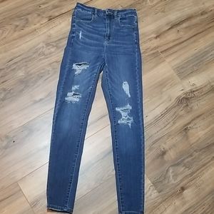 American eagle curvy super high rise jeggings